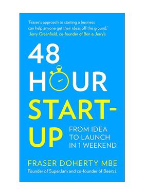 英文原版 48-Hour Start-Up 我即使没有钱也要做生意 48小时创业故事 Fraser Doherty 英文版 进口英语原版书籍