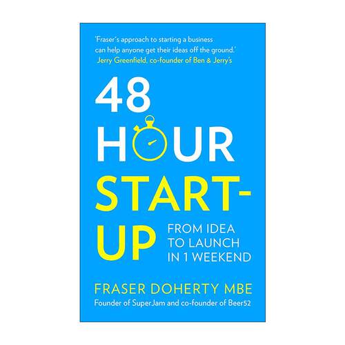 英文原版 48-Hour Start-Up 我即使没有钱也要做生意 48小时创业故事 Fraser Doherty 英文版 进口英语原版书籍