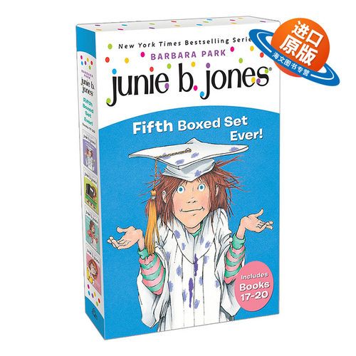 英文原版 Junie B Jones Fifth Box Set Ever 17-20 朱尼琼斯17-20册盒装 第五套 英文版 进口英语原版书籍儿童外文书