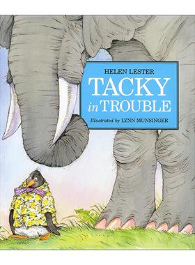 英文原版 Tacky in Trouble 企鹅塔奇陷入了麻烦 海伦莱斯特 英文版 进口英语原版书籍