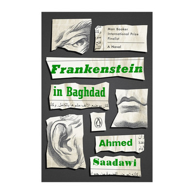 弗兰肯斯坦在巴格达 英文原版 Frankenstein in Baghdad 国际阿拉伯小说奖 Ahmed Saadawi 英文版 入围曼布克奖 进口英语原版书籍