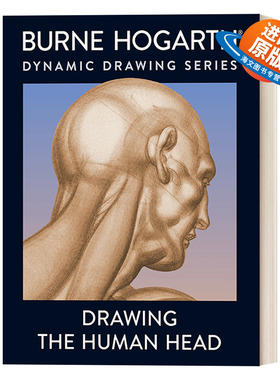 英文原版 Drawing the Human Head 绘制人体头部 绘画指南 艺术 Burne Hogarth 英文版 进口英语原版书籍