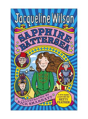 英文原版 Sapphire Battersea 小羽毛海蒂2 杰奎琳·威尔逊经典儿童故事书 英文版 进口英语原版书籍