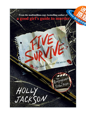英文原版 Five Survive 五人幸存 A Good Girl's Guide to Murder系列作者Holly Jackson 悬疑推理惊悚小说 进口英语原版书籍