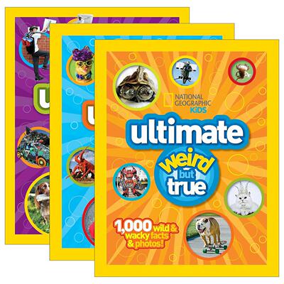 英文原版 Weird But True Ultimate 国家地理儿童版真的好奇怪精华本3册 精装 英文版进口英语原版书籍