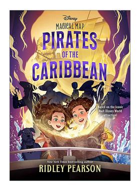 英文原版 Magical Map #1 Pirates of the Caribbean 魔法地图系列1 加勒比海盗 迪士尼儿童奇幻章节桥梁故事书 Ridley Pearson