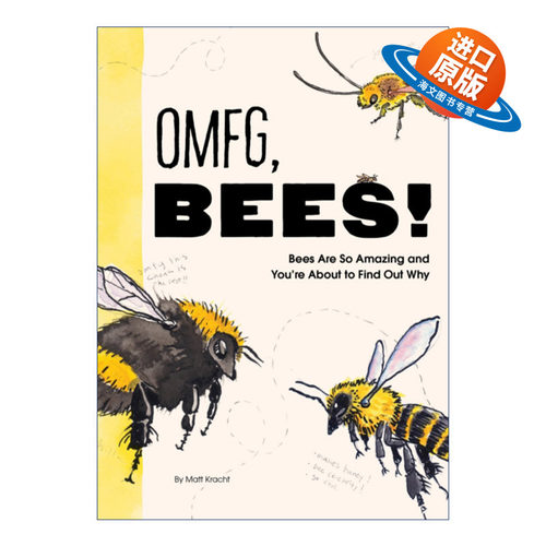 英文原版 OMFG BEES 蜜蜂指南 英文版 进口英语原版书籍