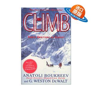 英文原版 The Climb 攀登珠穆朗玛峰的悲剧性野心 英文版 进口英语原版书籍