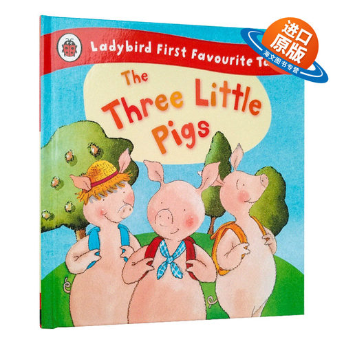 英文原版 The Three Little Pigs Ladybird First Favourite Tales 瓢虫童话故事系列 三只小猪 精装 英文版 进口英语原版书籍