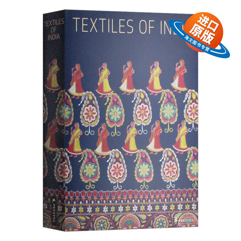 英文原版 Textiles of India 印度纺织品 精装 英文版 进口英语原版书籍