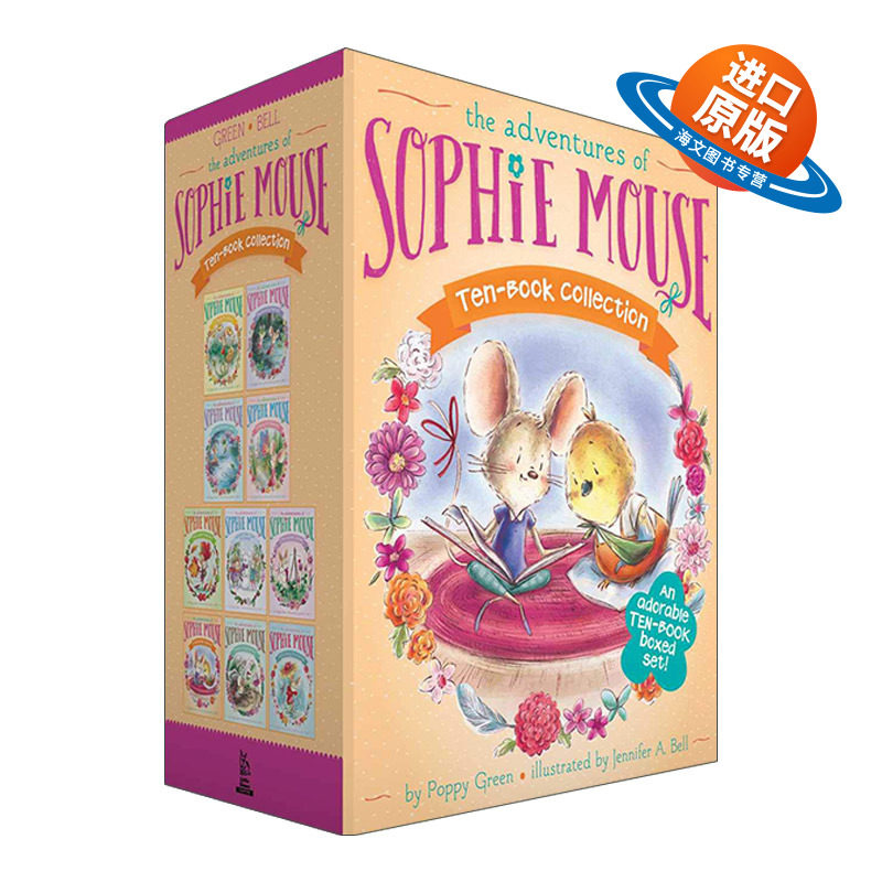 英文原版 The Adventures of Sophie Mouse Ten-Book Collection 老鼠苏菲历险记 1-10套装 英文版 进口英语原版书籍