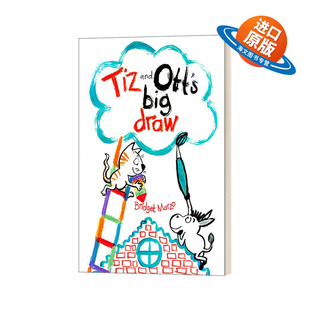 Otts 蒂兹和奥特 绘本 and 英文版 书籍 英文原版 精装 Big Tiz Bridget 大画布 Draw 进口英语原版 Marzo