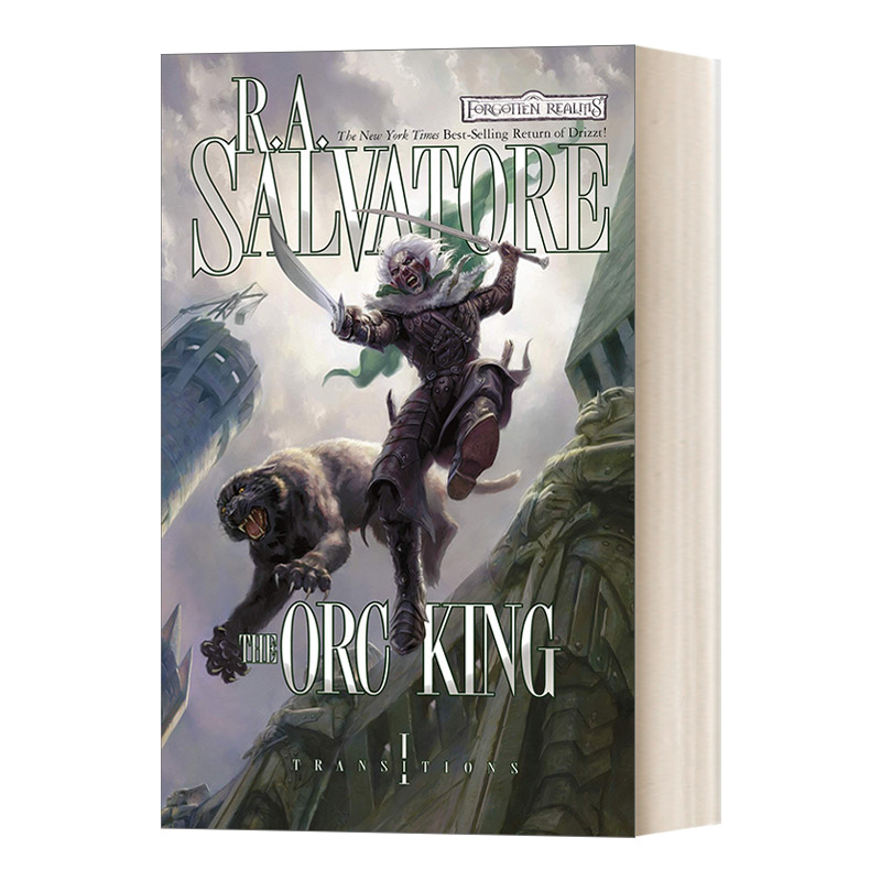 英文原版小说 The Orc King Forgotten Realms 龙与地下城 被遗忘的国度 转变三部曲系列1 兽人王 英文版 进口英语原版书籍