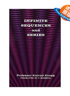 英文原版 Infinite Sequences and Series 无穷序列与无穷级数 数学 Konrad Knopp 英文版 进口英语原版书籍
