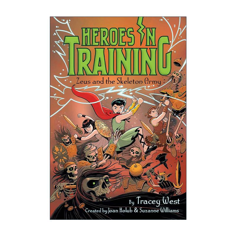 英文原版 Zeus and the Skeleton Army 奥林匹斯 英雄在磨练卷18 英文版 进口英语原版书籍