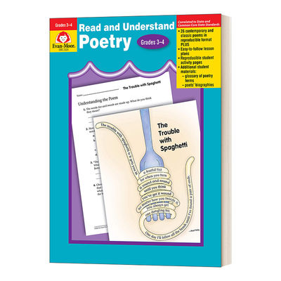 英文原版 Read & Understand Poetry Grades 3-4 阅读与理解系列 诗歌 三四年级 英文版 进口英语原版书籍儿童外文书