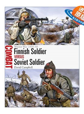 英文原版 Finnish Soldier vs Soviet Soldier 冬季战争芬兰士兵VS苏联士兵 1939-1940 对战系列 英文版 进口英语原版书籍