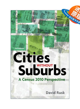 英文原版 Cities without Suburbs 没有郊区的城市 2010年人口普查的视角 第四版 David Rusk 英文版 进口英语原版书籍