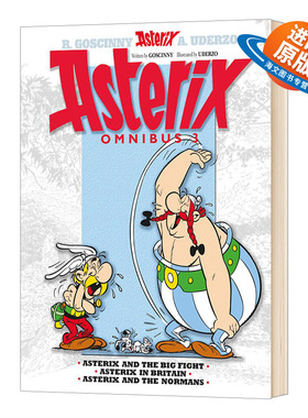 英文原版 Asterix Asterix Omnibus 3 高卢英雄历险记7-9 合订本 卷三 儿童漫画书 英文版 进口英语原版书籍