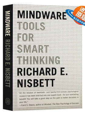 逻辑思维 拥有智慧思考的工具 英文原版 Mindware Tools for Smart Thinking Richard E Nisbett 理查德尼斯贝特 英文版进口英语书
