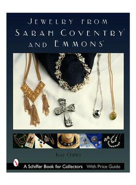 英文原版 Jewelry From Sarah Coventry and Emmons 莎拉考文垂与埃蒙斯的珠宝 古董首饰收藏价值参考插图指南 Kay Oshel 英文版