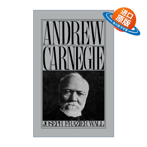 英文原版 Andrew Carnegie 安德鲁·卡耐基传记 精装 英文版 进口英语原版书籍