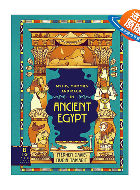 英文原版 Myths Mummies and Magic in Ancient Egypt 古埃及的神话 木乃伊和魔法 儿童漫画故事精装 英文版 进口英语原版书籍