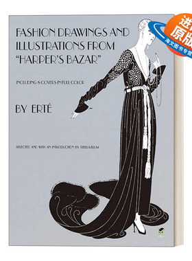 英文原版 Fashion Drawings and Illustrations from Harper's Bazar 时尚芭莎 时尚插画 英文版 进口英语原版书籍