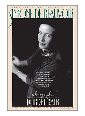 英文原版 Simone De Beauvoi 波伏瓦传记 普利策奖提名作者Deirdre Bair 英文版 进口英语原版书籍