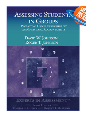 英文原版 Assessing Students in Groups 如何对学生进行小组评估 Corwin学生评估方法系列 英文版 进口英语原版书籍
