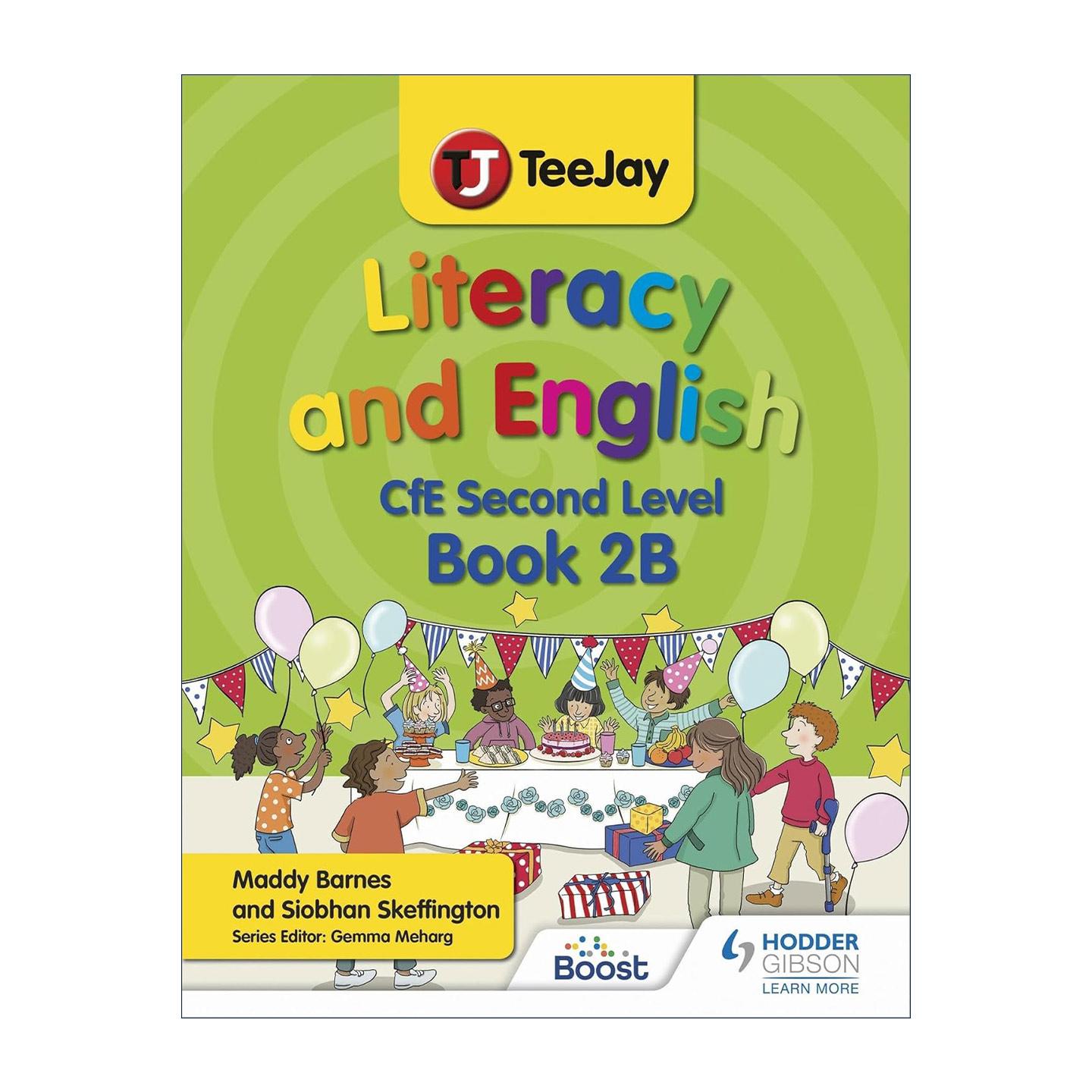 英文原版 TeeJay Literacy and English CfE Second Level Book 2B 苏格兰教育卓越课程第二级别 儿童英语读写能力教材 英文版