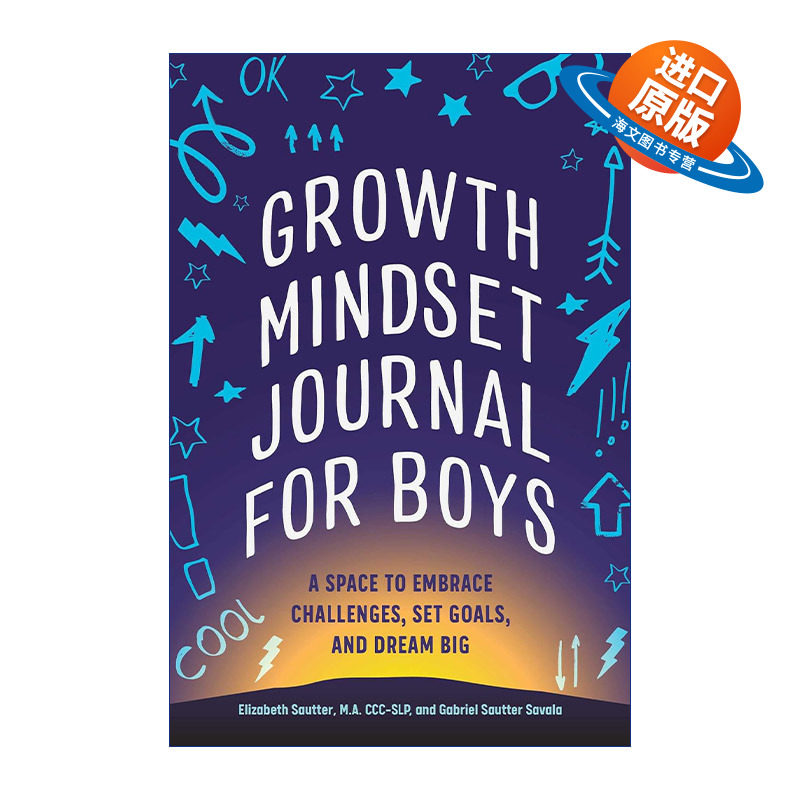 英文原版 Growth Mindset Journal for Boys 男孩成长型思维日志 英文版 进口英语原版书籍