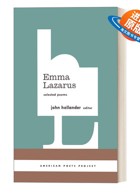 英文原版 Emma Lazarus Selected Poems American Poets Project #13 爱玛·拉札勒斯诗选 犹太裔美国女诗人 精装美国文库 进口书