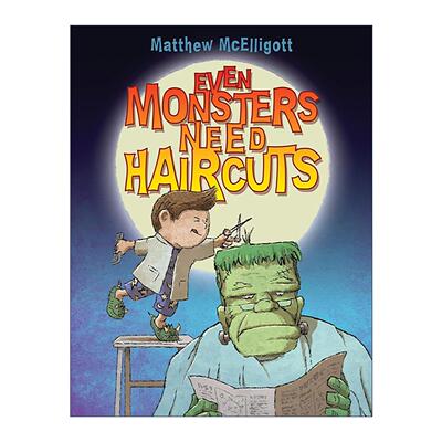 英文原版 Even Monsters Need Haircuts 怪兽也要剪头发 Matthew McElligott儿童绘本 英文版 进口英语原版书籍