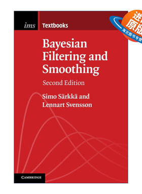 英文原版 Bayesian Filtering and Smoothing 贝叶斯滤波与平滑 第二版 数理统计学会文本系列 英文版 进口英语原版书籍