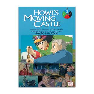 书籍 Comic 同名电影漫画 移动城堡Vol.3 哈尔 进口英语原版 Howl Moving 英文原版 Castle 英文版 Film