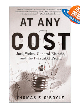 英文原版 At Any Cost 逐利为嬴 通用电气成功史 Thomas F O'Boyle 英文版 进口英语原版书籍
