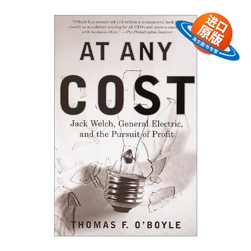 英文原版 At Any Cost 逐利为嬴 通用电气成功史 Thomas F O'Boyle 英文版 进口英语原版书籍