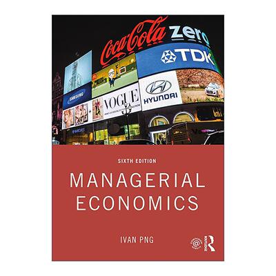 英文原版 Managerial Economics 管理经济学 第6版 方博亮教授 英文版 进口英语原版书籍