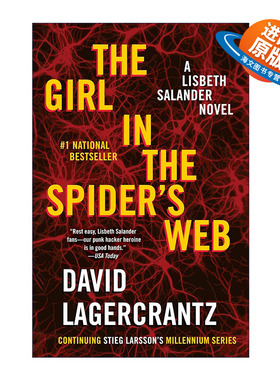英文原版 The Girl in the Spider's Web Millennium Series 04 蜘蛛网中的女孩 千禧年系列4 David Lagercrantz 进口英语原版书籍