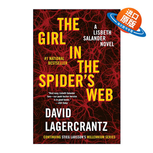英文原版 The Girl in the Spider's Web Millennium Series 04 蜘蛛网中的女孩 千禧年系列4 David Lagercrantz 进口英语原版书籍