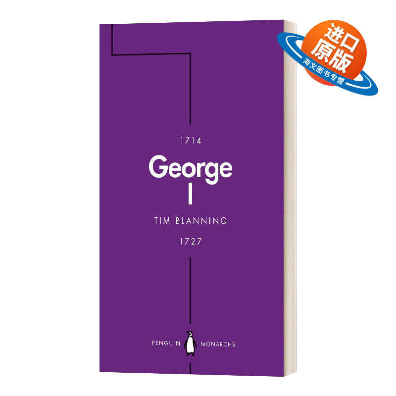 英文原版 George I Penguin Monarchs 英国君王史 乔治一世 平装 英文版 进口英语原版书籍