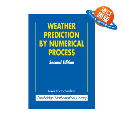 英文原版 Weather Prediction by Numerical Process 用数值方法预报天气 剑桥数学图书馆系列 英文版 进口英语原版书籍
