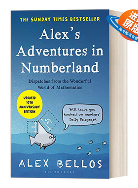 英文原版 Alex's Adventures in Numberland 数学世界漫游记 艾利克斯·贝洛斯 英文版 进口英语原版书籍