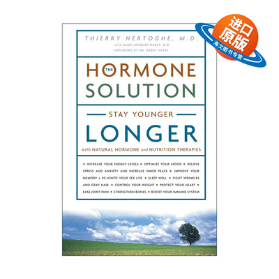 英文原版 The Hormone Solution 激素解决方案 用天然激素和营养疗法保持年轻 抗衰老指南 Thierry Hertoghe 进口英语原版书籍