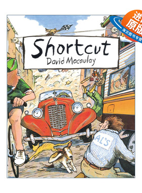 英文原版 Shortcut 捷径 青少年冒险小说 凯迪克奖作者大卫麦考利 英文版 进口英语原版书籍