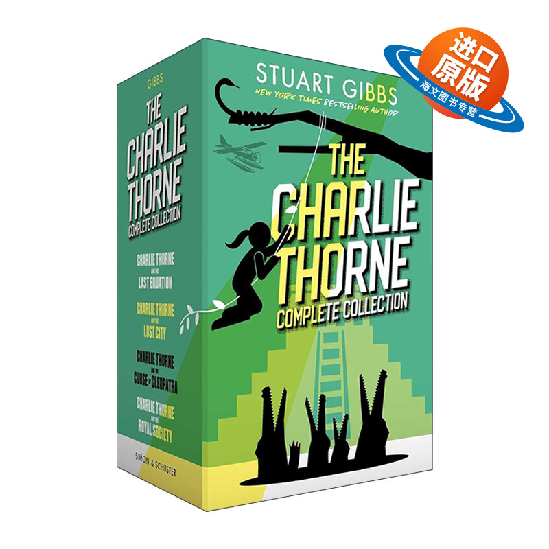 英文原版 The Charlie Thorne Complete Collection 查理索恩与失落之城 1-4册盒装 精装 英文版 进口英语原版书籍