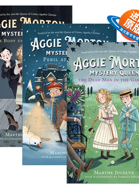 英文原版 Aggie Morton  Mystery Queen 谜案女王系列3册 儿童侦探推理小说 Marthe Jocelyn 英文版 进口英语原版书籍