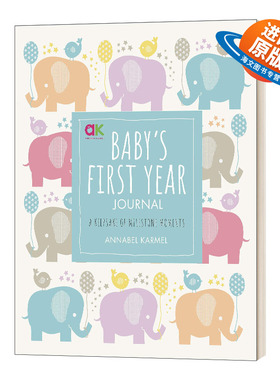 英文原版 精装 Baby s First Year Journal 宝宝出生的第一年 精装 英文版 进口英语原版书籍
