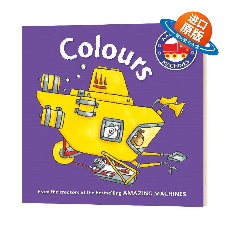 Amazing Machines First Concepts: Colors 儿童绘本童书进口书籍书本